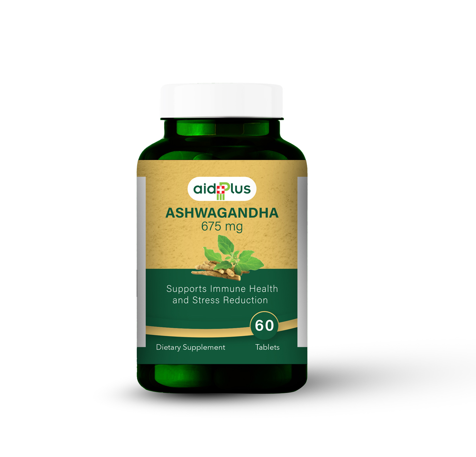 Picture of AID PLUS ORGANIC ASHWAGHANDA 120's